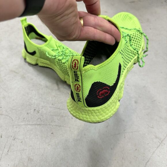 Mens Marc Ecko UNLTD Lime Green Running Knit Light Sneakers Shoes Size 11 - BUB main image 5